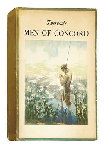 (WYETH, N. C. ) Thoreau, Henry David. Men Of Concord and some Others as Portrayed in the Journal of Henry David Thoreau.